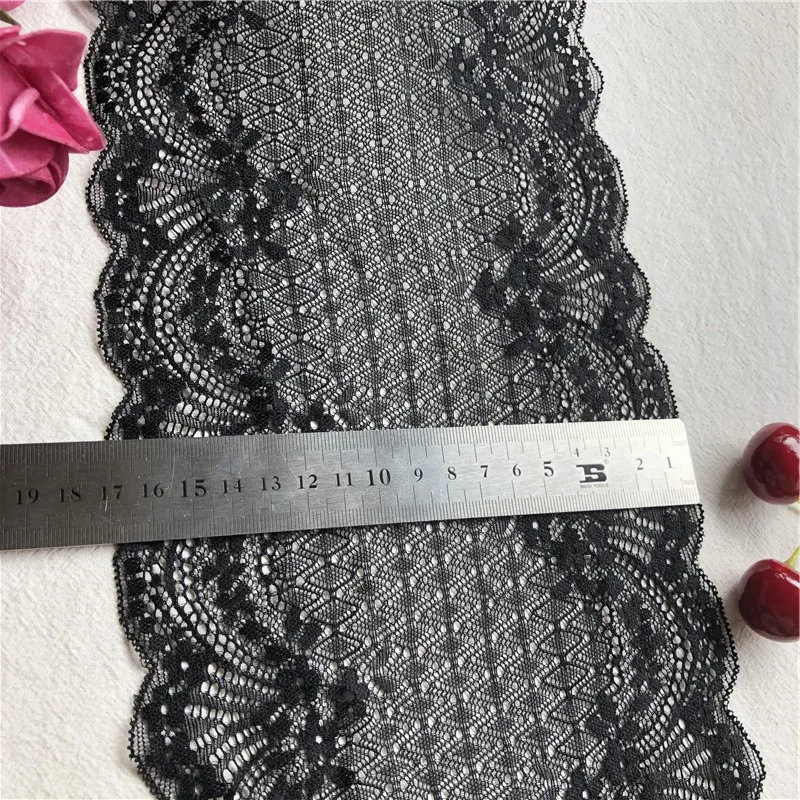 Dentelle E1242 rubans bricolage черный êtements couture и гипюровая ткань dentelle coloré ruban17cm | Дом сад