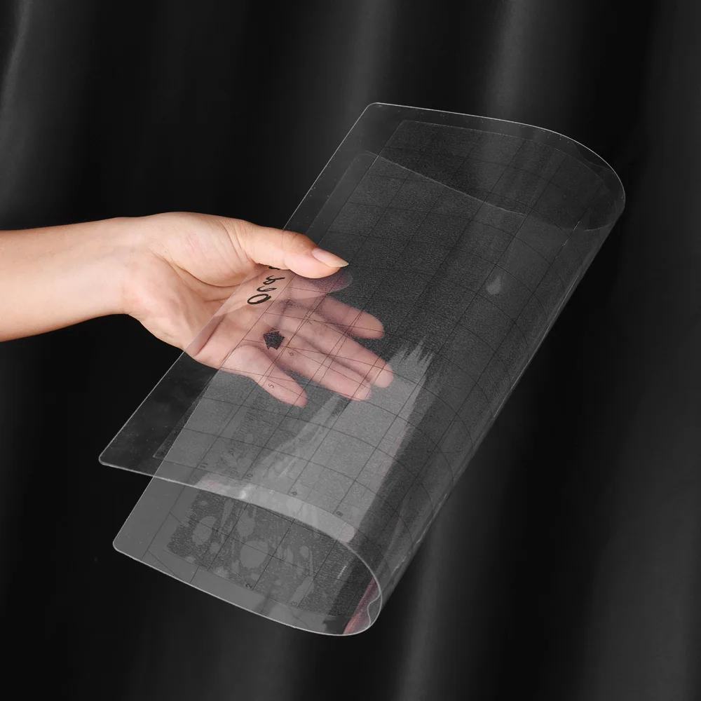 Сменный коврик для резки прозрачный клейкий с измерительной сеткой 12*12 дюймов