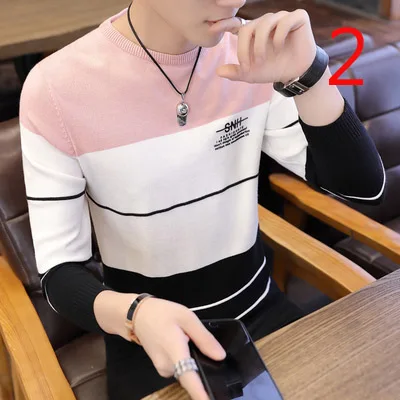 

Autumn and winter men's plus velvet long-sleeved T-shirt cotton warm clothing bottoming shirt