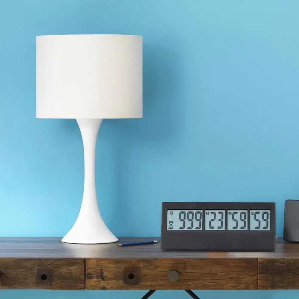 Часы с обратным отсчетом на 999 дней цифровой ЖК-экран лабораторный таймер для