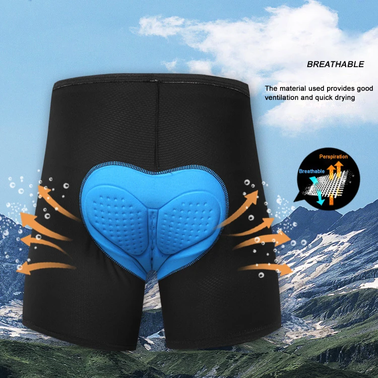 

Cycling shorts Cycling underwear pants men bicycle breathable and fast dry silicone cushion extended shorts