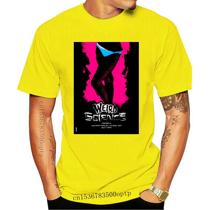 

Новинка, Мужской Ретро плакат из фильма «странные науки», футболка (S-3XL), ВИНТАЖНЫЙ ПЛАКАТ в стиле старой школы