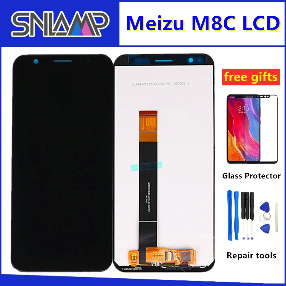 2018 новый для Meizu M8C ЖК-дисплей с сенсорным экраном рамкой дигитайзер сборка M8 C M809L