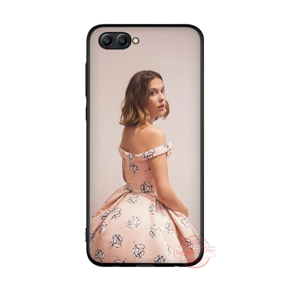 WEBBEDEPP Millie Bobby коричневый Модный мягкий силиконовый чехол для телефона Honor 6A 7X 8X 8C 8A
