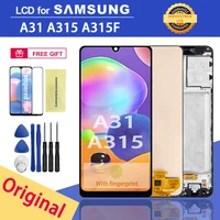 6 4 original lcd display for samsung galaxy a31 a315 a315f lcd screen touch digitizer assembly for galaxy a31 lcd display