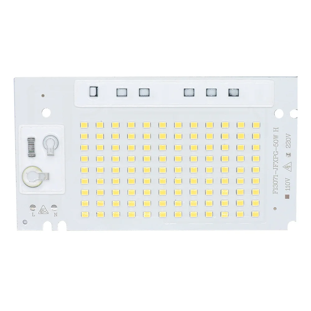 

20W 30W 50W LED Lamp Chip SMD2835 Cold White Pearl Smart IC Low Consumption Long Life AC220V DIY byOutdoor Floodlight Spotlight