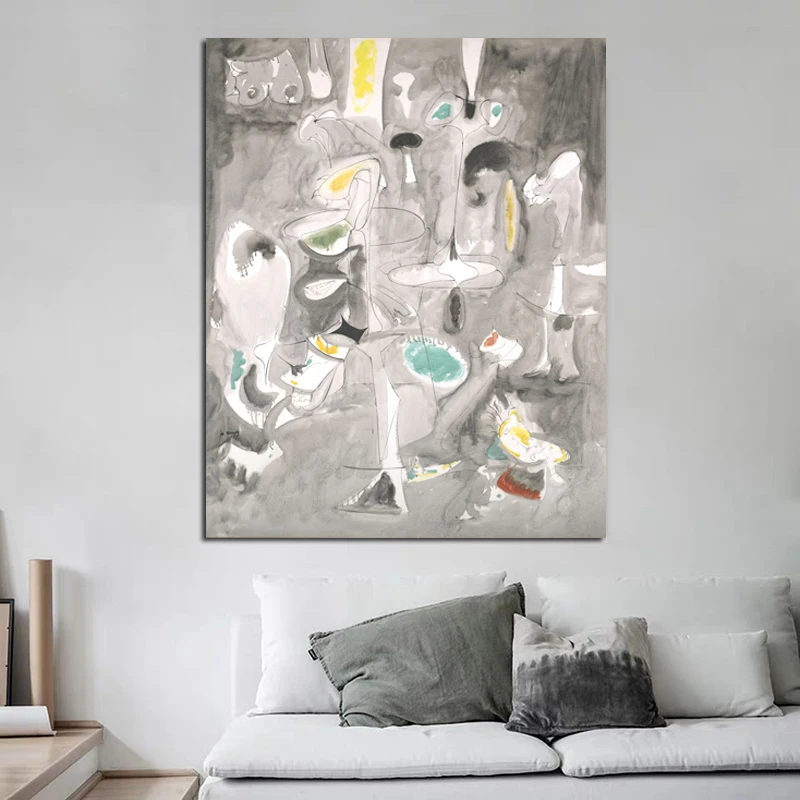 

Arshile Gorky The Betrothal Wall Art Canvas Painting Posters Prints Modern Painting Wall Picture For Living Room Home Decoration