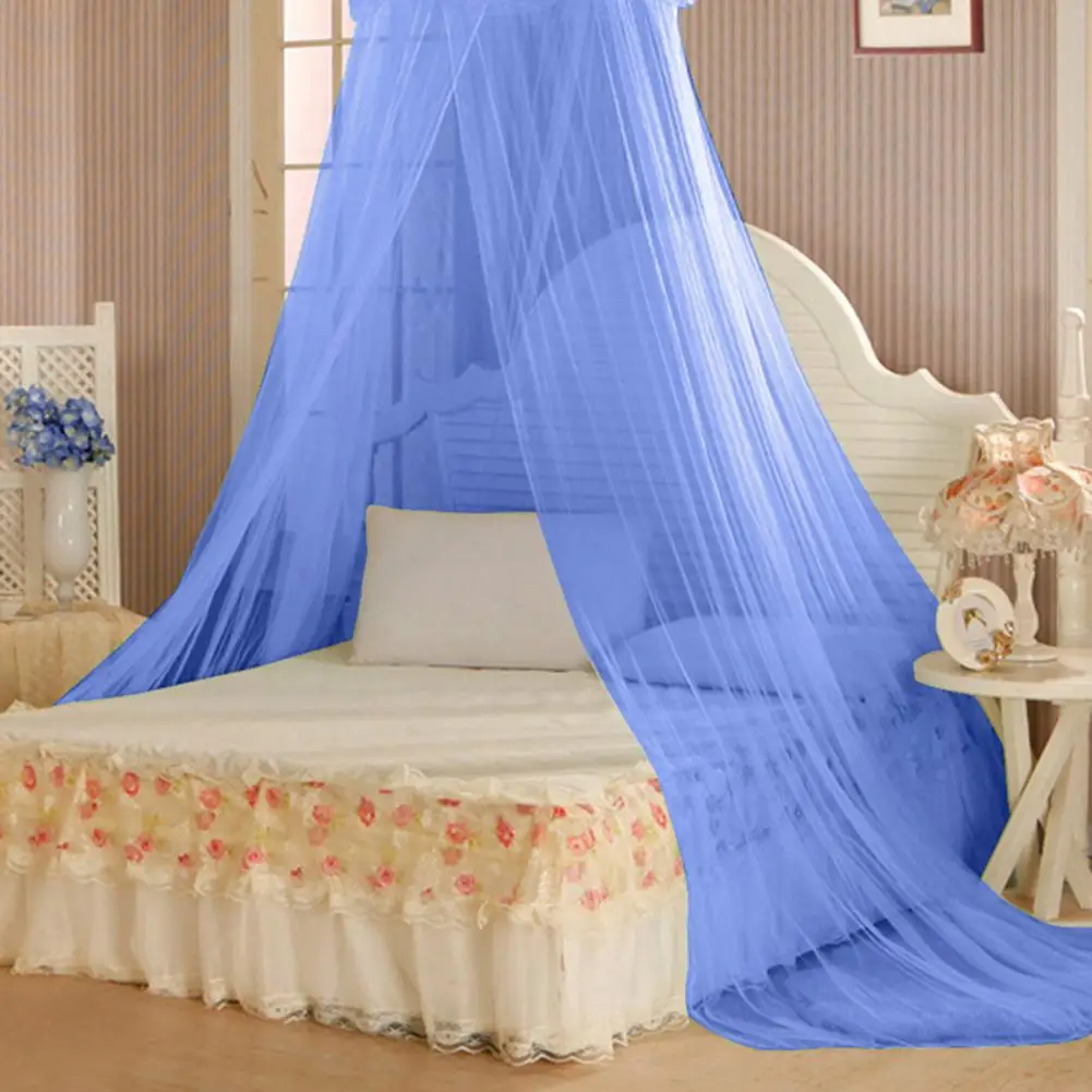 

Elegent Lace House Bedding Decor Sweet Round Bed Canopy Dome Mosquito Net