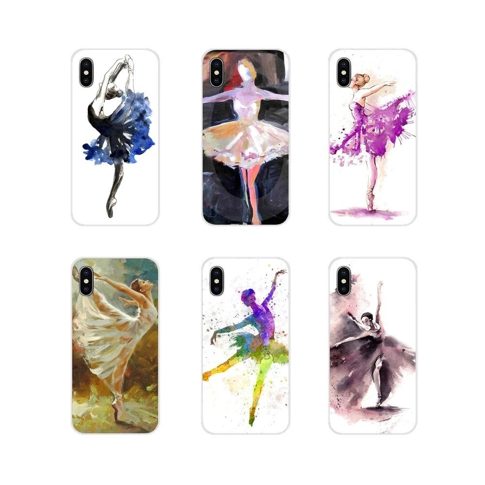 Балетные костюмы для танцев акварель задняя крышка из термопластичного