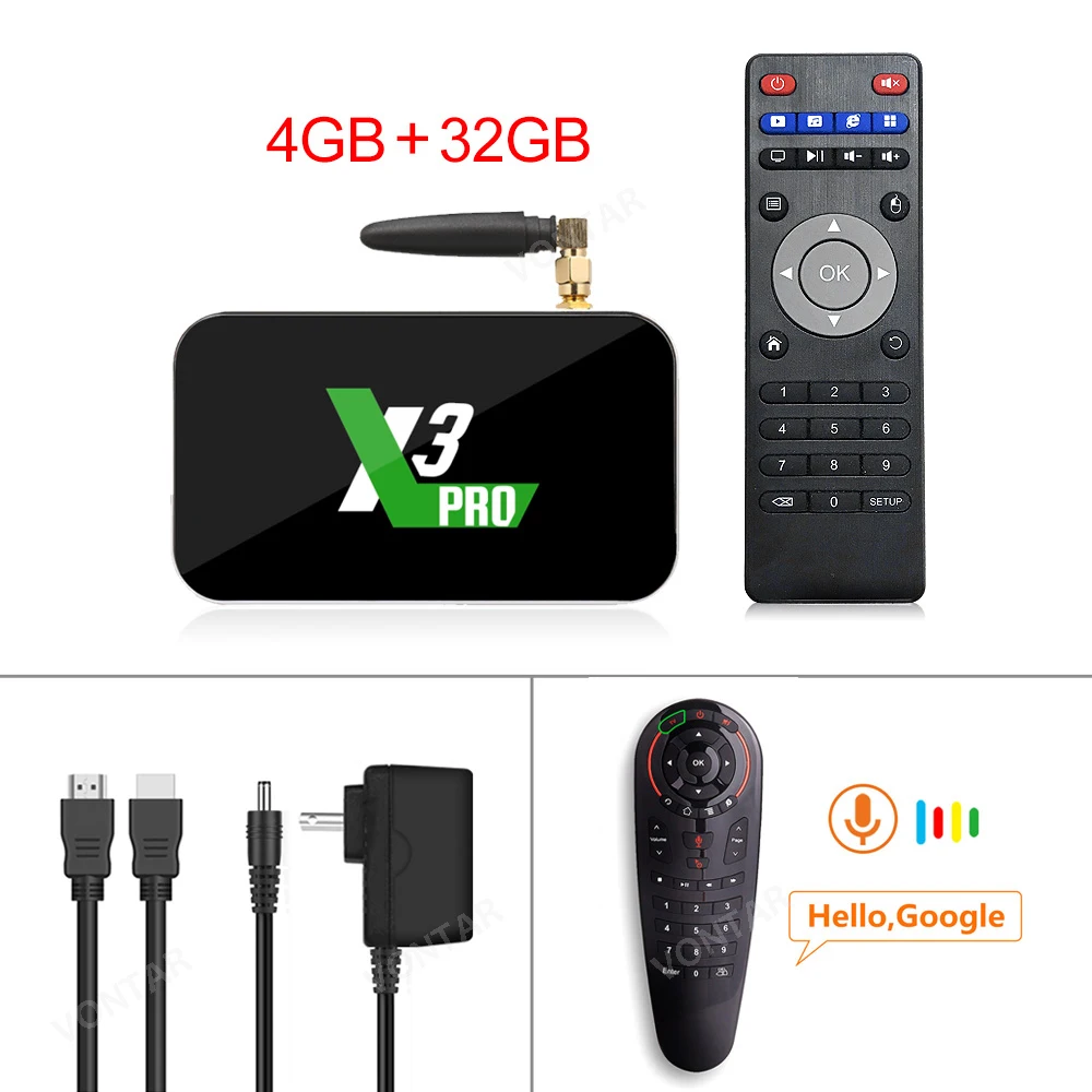 X3 PRO G30 ТВ-приставка Amlogic S905X3, Android 9,0X3 Plus, 4 Гб ОЗУ, 64 Гб ПЗУ, X3 PRO, ТВ-приставка, 2,4G/5G, WiFi, 1000 M, 4 K, X3, куб, медиаплеер - Цвет: X3 PRO G30