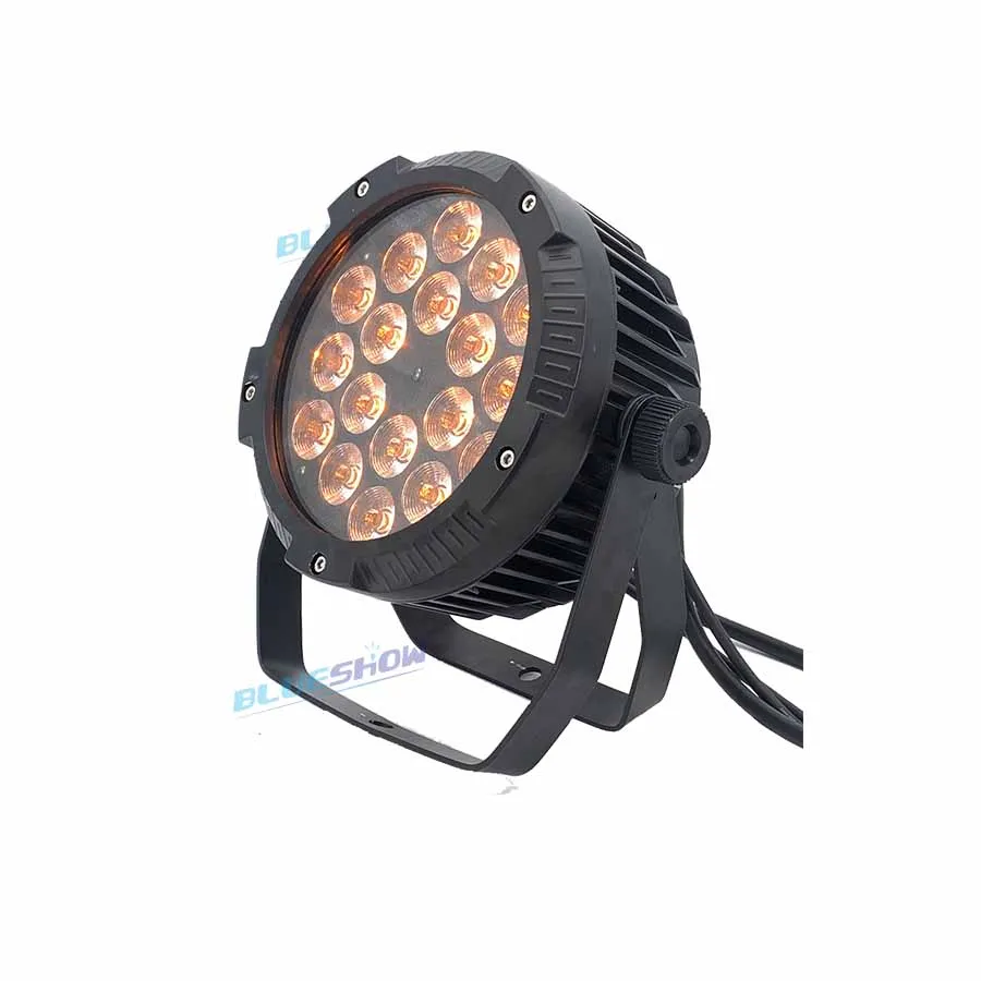 Без налога 8x Алюминий светодиодный Par Светильник на открытом воздухе 18x10 Вт