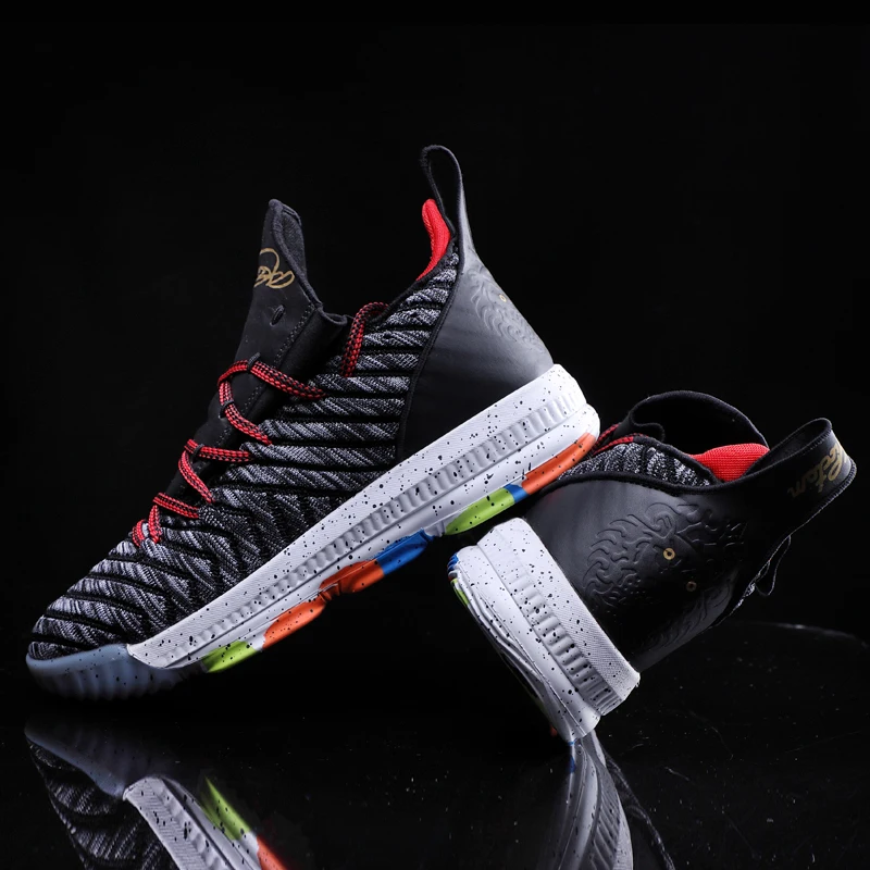 RUIFF новые баскетбольные кроссовки для мужчин и женщин высокие дышащие