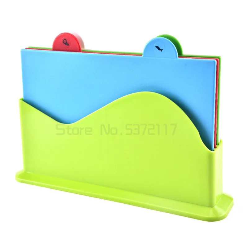 

Chopping Board Colour Coded Kitchen Cutting Board Chopping Board Blocks Separately Cutting Board 4pcs/set Kitchen Utensils