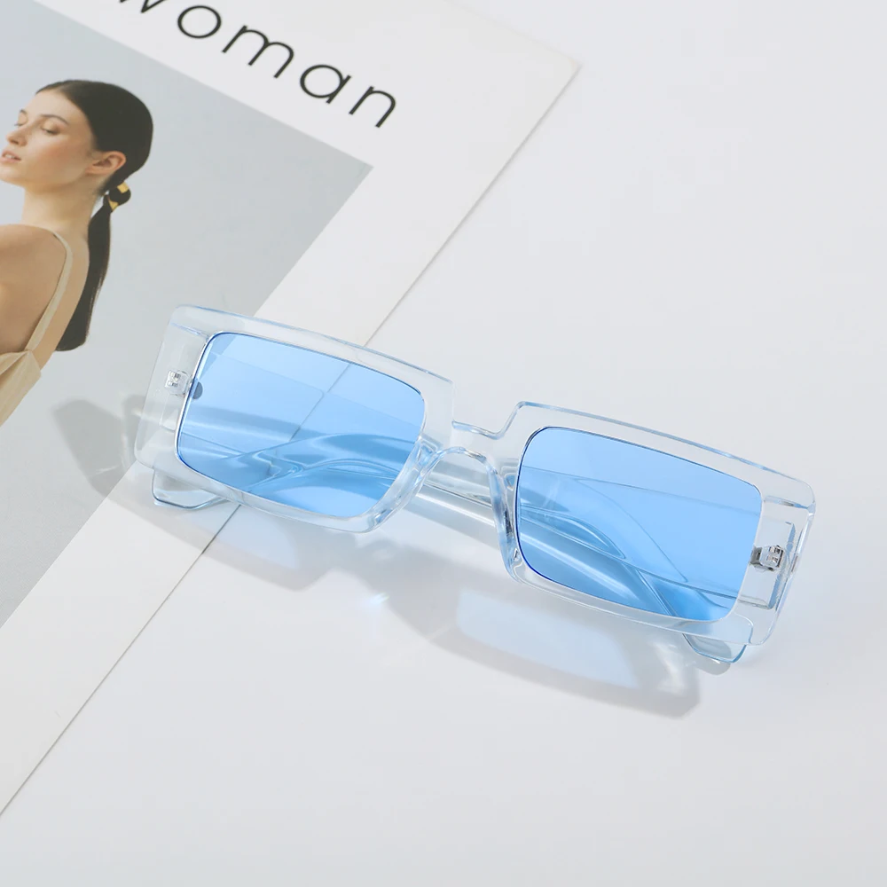 Модные Винтажные Солнцезащитные очки Женские Ретро прямоугольные