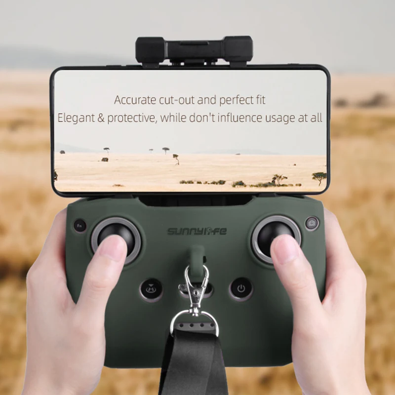 Силиконовый чехол Mavic Air 2 с пультом дистанционного управления и ремешком на шею