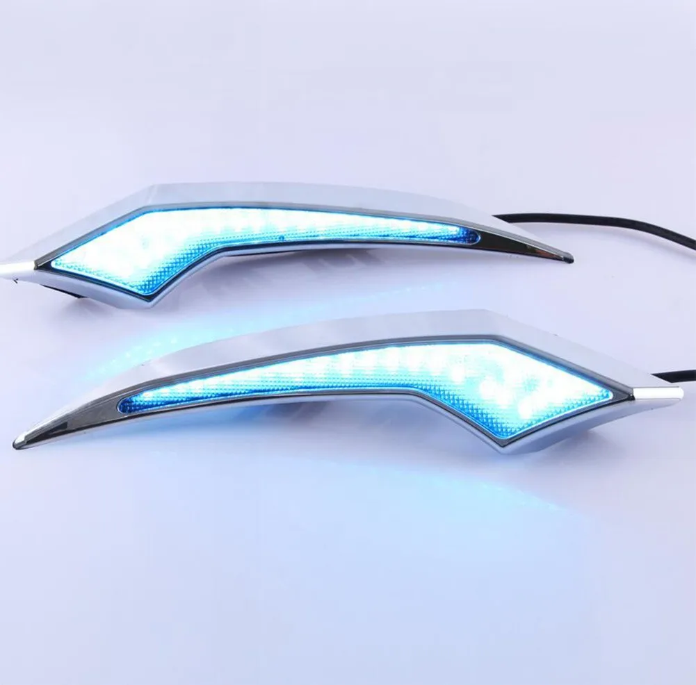 

Durable Front Left Right Front Bumper Fog Light Car 1 Pair 12W 2A 3 Color