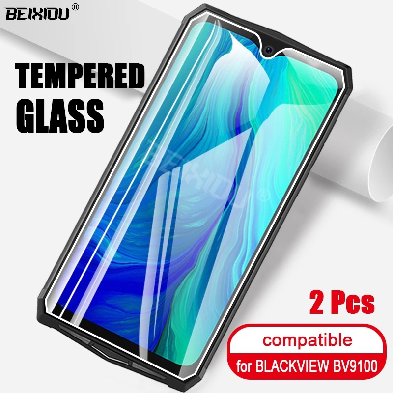 2 шт Полное закаленное стекло для BLACKVIEW BV9100 защита экрана 2.5D 9h защитная пленка |