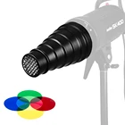 Аксессуары для студийной вспышки GODOX SN-01 Bowens с большим тубусом аксессуары для профессиональной студийной вспышки подходит для S-Type DE300 SK400 II