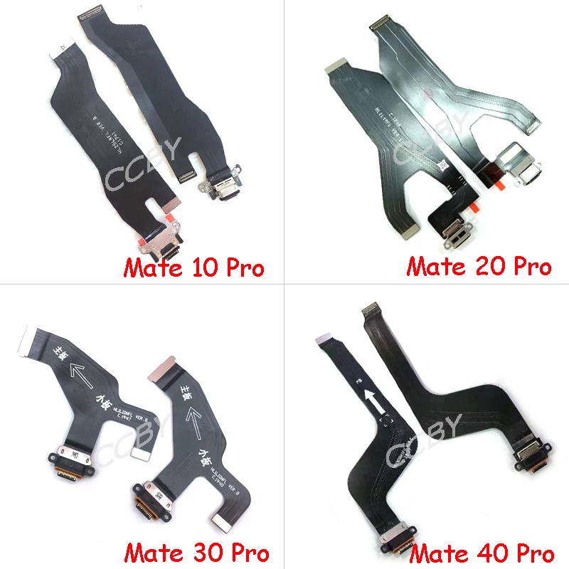 USB-порт для зарядки Huawei Mate 7 8 9 10 20 30 40 Pro Lite гибкий кабель | Мобильные телефоны и