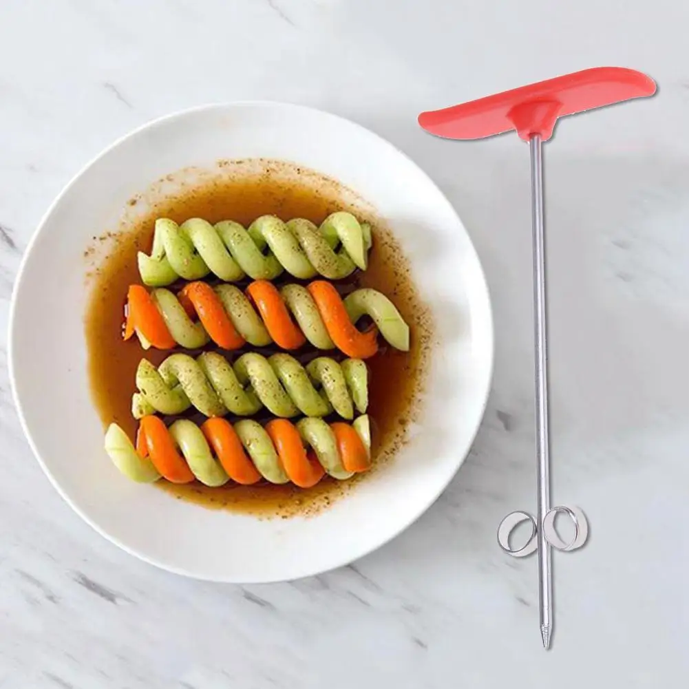 

Creative Vegetables Spiral Knife Carving Tool Potato Spiral Carrot Spiralizer Cucumber Salad Screw Chopper Slicer Manual F6K7