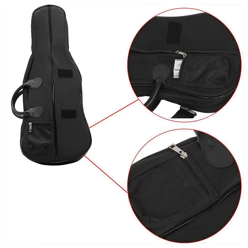 

Violin Hand Bag Soft Case Storage Box Hand Carry Waterproof Shaped Oxford 4/4 3/4 Violin Accessory