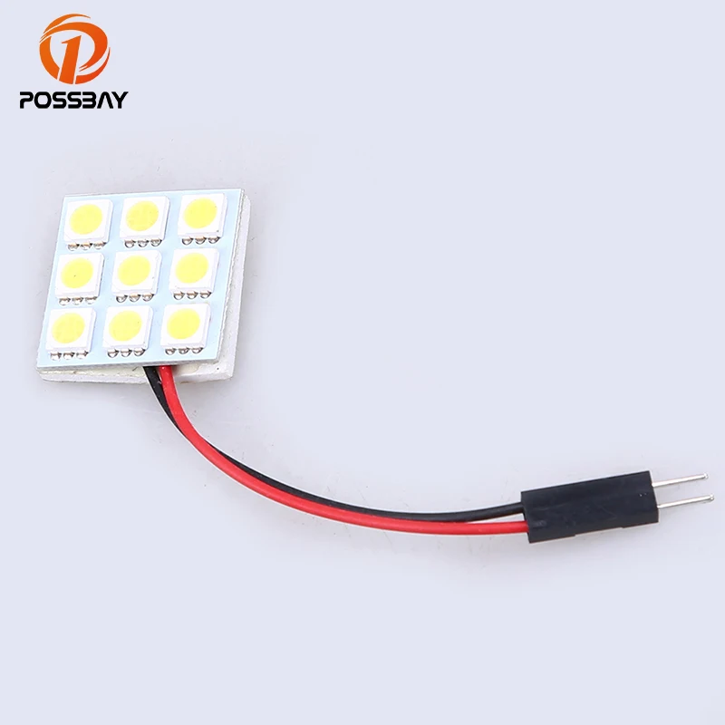 Posbay T10 BA9S Festoon Dome автомобильный светильник светодиодный панельный автомобильная