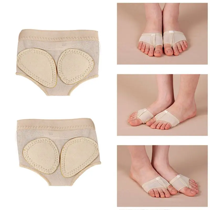 

1 Pair Rhythmic Ballet Dance Shoes Gymnastics Foot Thongs Elastic Soft Dancing Shoes Half Insole Accessories 668