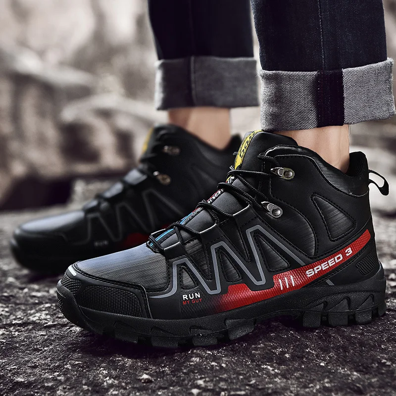 Sports Shoes New Winter Increased Antiskid Running Fashion Mountaineering Large Size Men's | Обувь