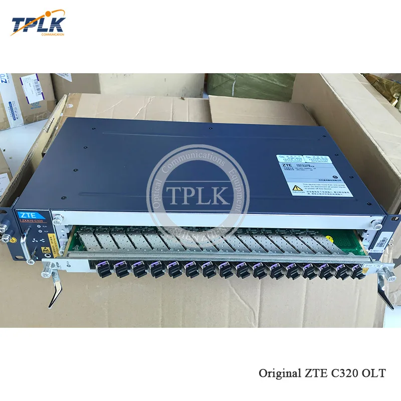 Оригинальный Z C320 шасси OLT GPON переменного тока (220/110V) Питание: 1 * 10GE SMXA/3 +