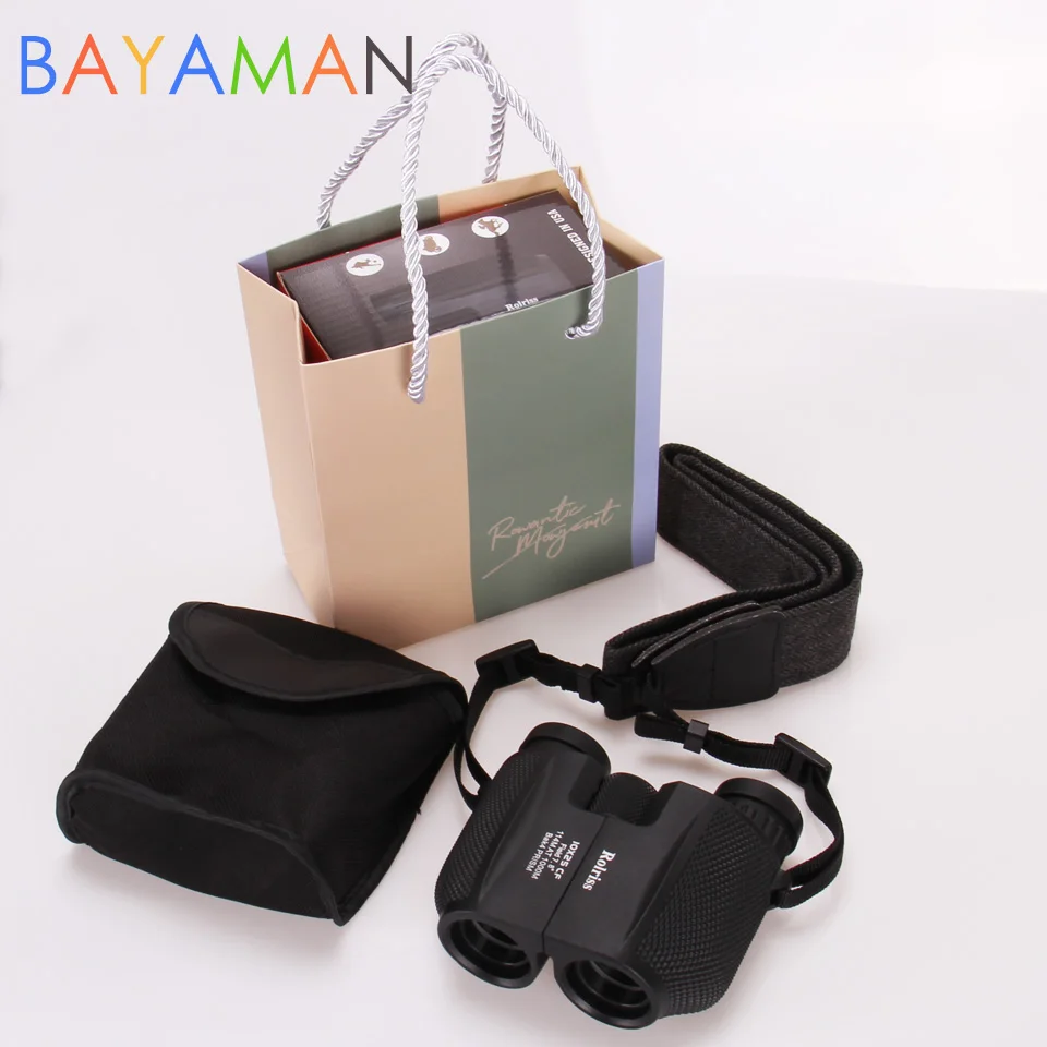 

Outdoor sports optical telescope Small high power time binoculars gift for Children HD All-optical green film waterproof kids