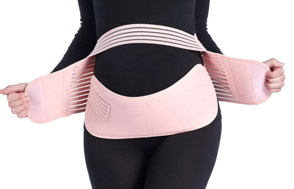 Cintur&oacute;n de maternidad ajustable para Mujer, banda para la cintura, soporte para el vientre, ropa de embarazo-4