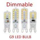 Диммируемая светодиодная лампочка G9 SMD2835, 10 светодиодный т., 3 Вт, 5 Вт, 220 В переменного тока, точесветильник светильник для люстры, ссветильник ная галогеновая лампа 20 Вт, 30 Вт