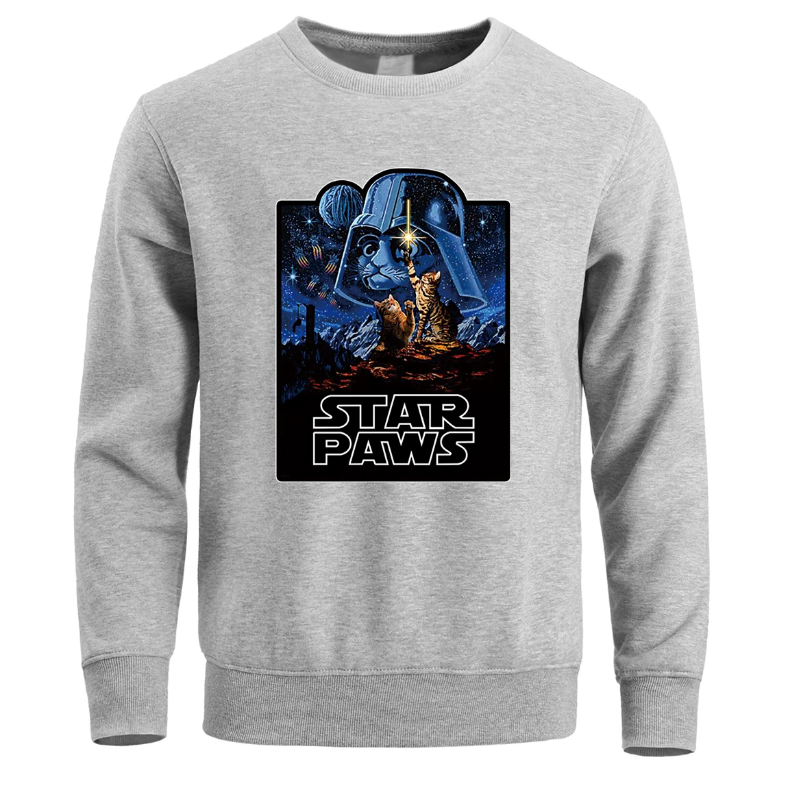 Звездные войны Дарт Вейдер толстовка мужская с круглым вырезом толстовки Зимние