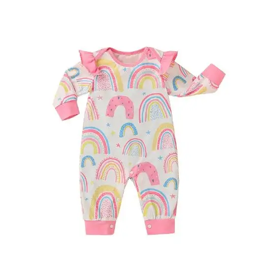 

Детский комбинезон с длинными рукавами и круглым вырезом