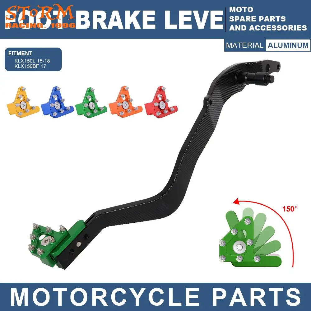 

CNC мотоцикл ножной тормоз рычаг педаль тормоза для Kawasaki KLX150L KLX 150L 2015-2018 KLX150BF KLX 150BF 2017 150 L BF