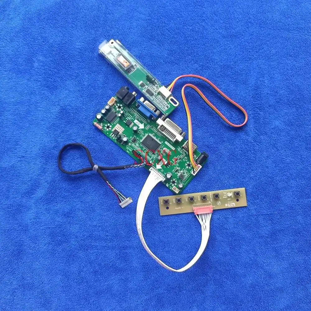 

HDMI-compatible DVI VGA LCD Display DIY Kit 1024*768 1CCFL 20-Pin LVDS M.NT68676 Driver Board Fit D091201/D291207/L133X2/L133X3