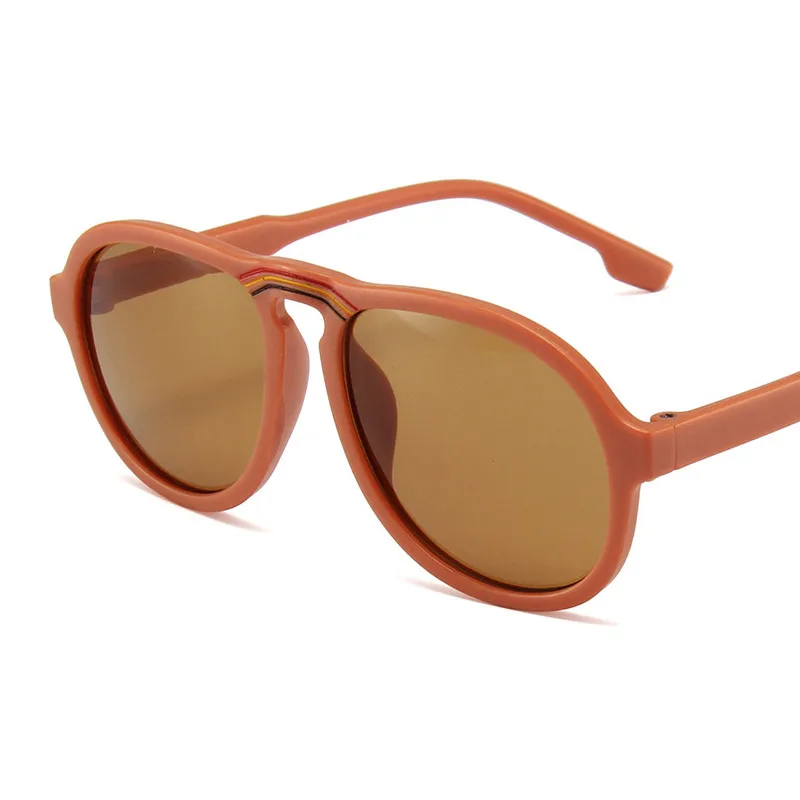 

2022 Round PC Frame Boys Sunglasses Girls Fashion Eyewear Kids Cute Sun Shades Glasses Children