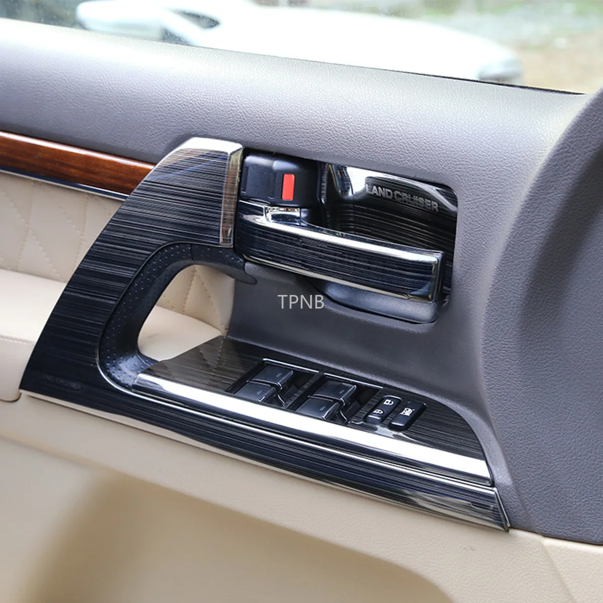Аксессуары для крышки из нержавеющей стали для Toyota Land Cruiser 200 LC200 2008 2009 2010 2011 2012 2013 2014 2016 2015 2017 2018 2019