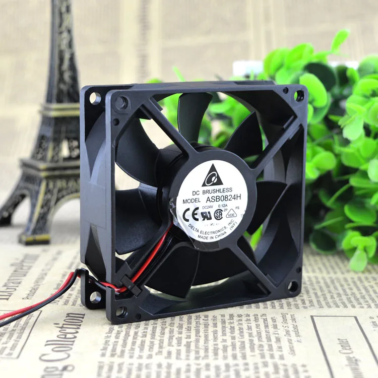 

NEW ASB0824H 24V 0.12A 8CM 80*80*25MM Motor protection cooling