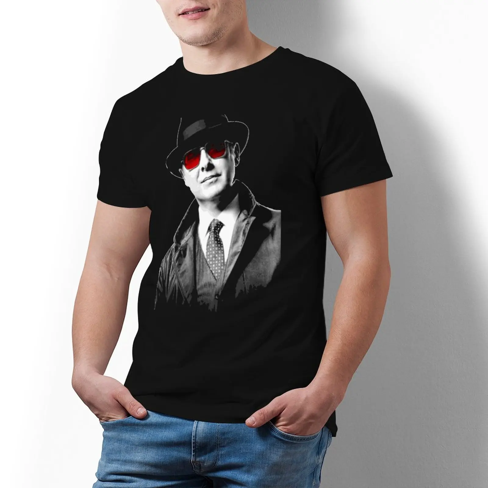 

The Blacklist T Shirt Man Cute 100 Cotton Printed Tee Shirt Short Sleeves Summer Tshirt Oversized