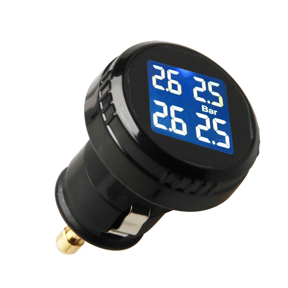 Монитор давления в шинах TPMS датчики прикуривателя беспроводной мониторинг