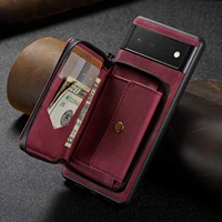 case for pixel 6pro case pixel 6 case leather magnetic wallet leather case