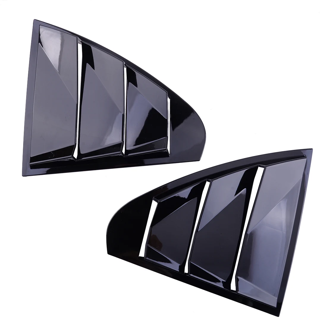 

1 Pair Glossy Black Rear Window Louver Shutter Cover Trim ABS Fit for Mercedes-Benz A Class W176 2013 2014 2015 2016 2017 2018