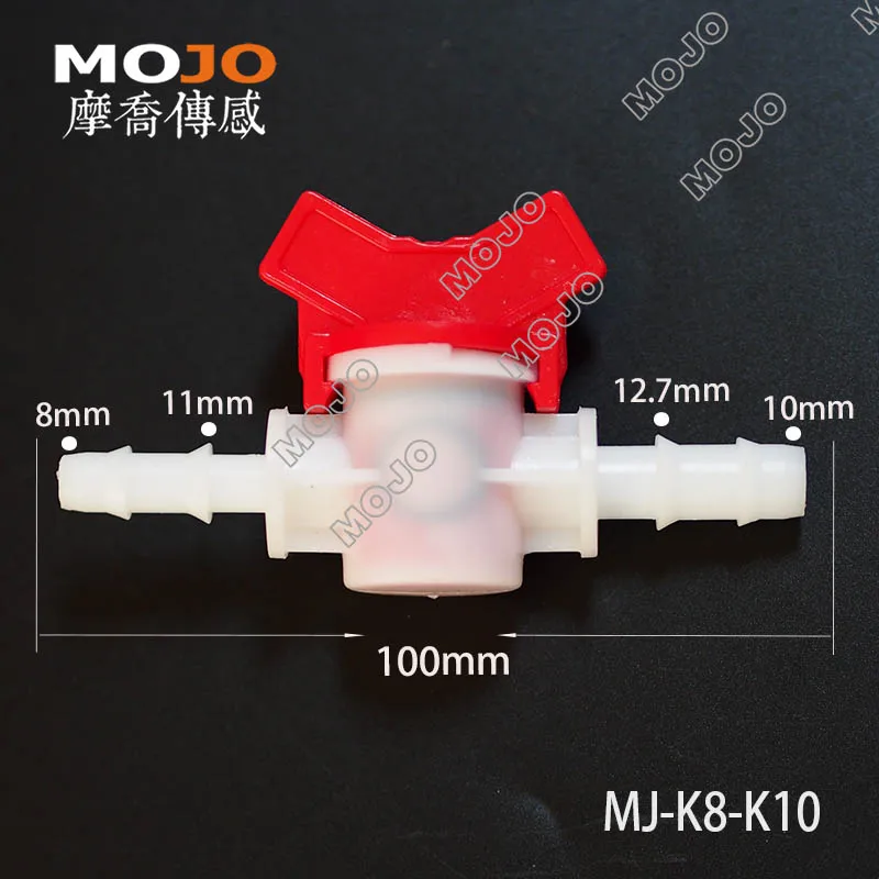 MJ-K8-K10 водяной клапан для 8 мм до 10 мм Диаметр PE Сад орошения водопроводный кран