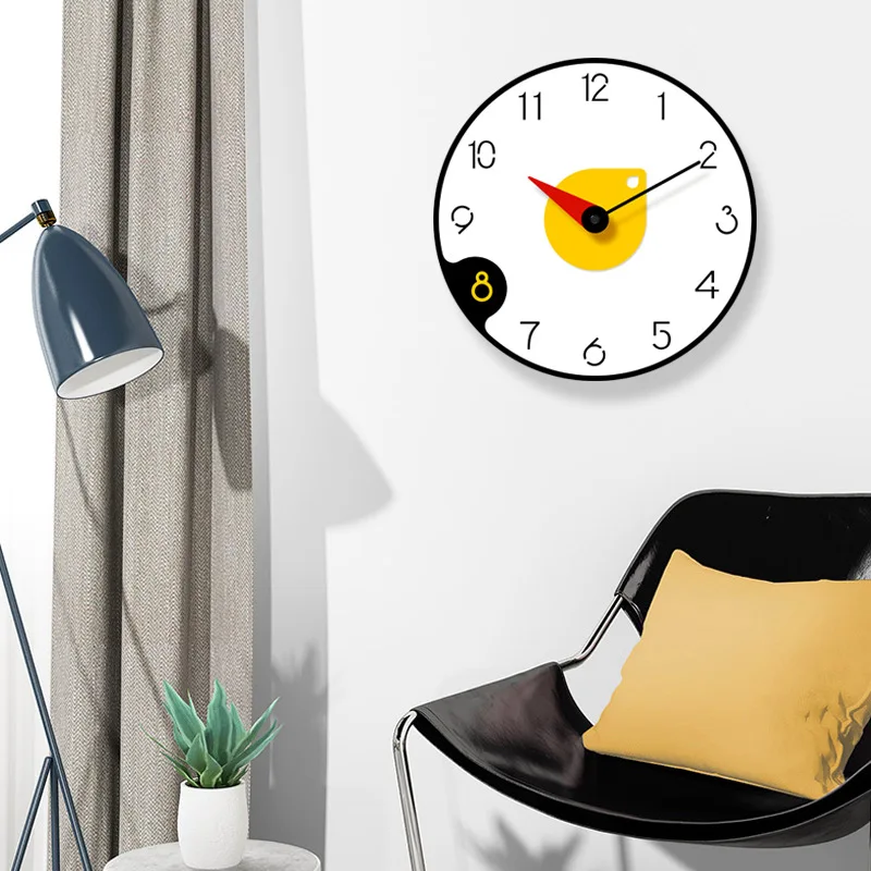 Круглые Настенные часы украшение для дома современный декор гостиной в