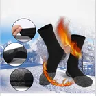 Зимние теплые длинные носки с алюминиевым покрытием, Размеры 35, модные теплые носки из термоволокна для детей и взрослых