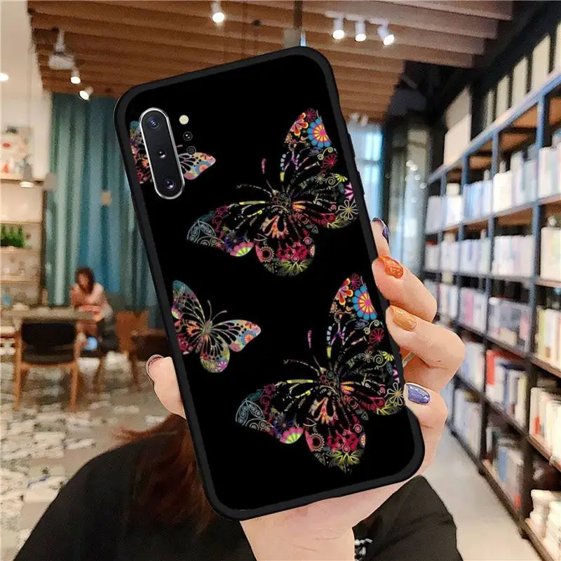 

Butterfly Phone Case For Samsung A50 A51 A71 A20E A20S S10 S20 S21 S30 Plus ultra 5G M11 funda cover shell coque