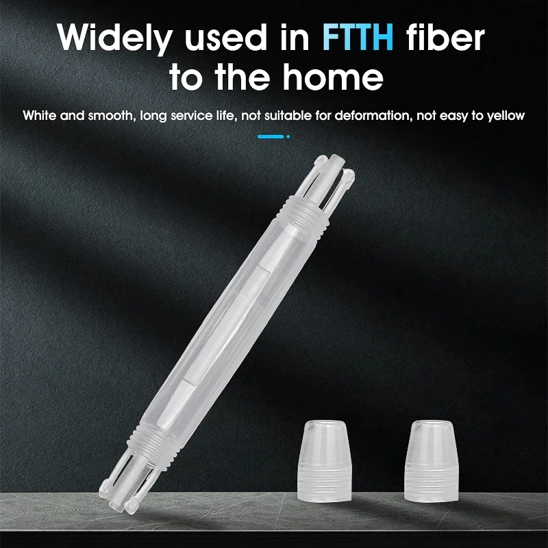 150pcs Fiber Optic Fusion Protection Round Box for Drop Cable Optic Fiber Fused