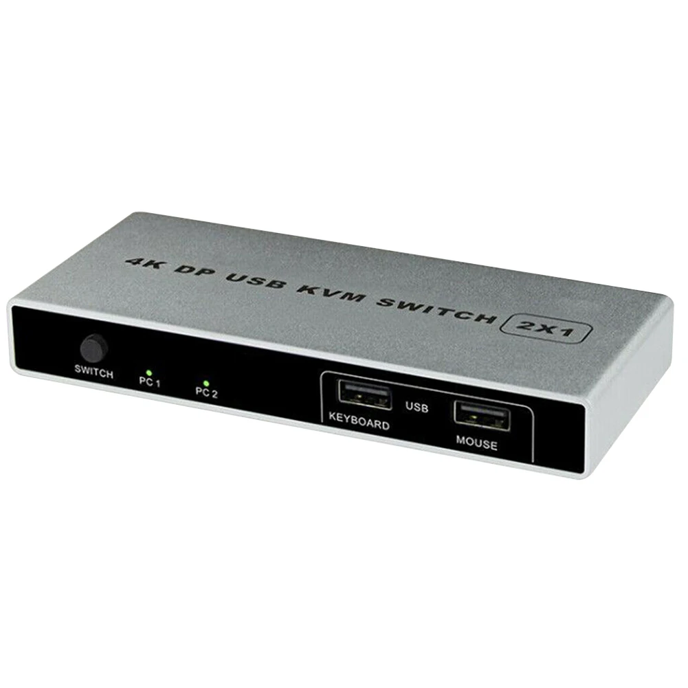 Поддержка мыши VGA KVM переключатель Displayport 4K 60 монитор Гц двойной порт компьютера
