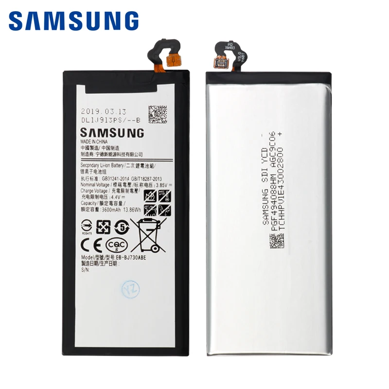 Samsung телефон Батарея 3600 мА/ч, EB-BJ730ABE для samsung Galaxy J7 Pro J730GM J730K SM-J730F SM-J730G SM-J730DS SM-J730FM